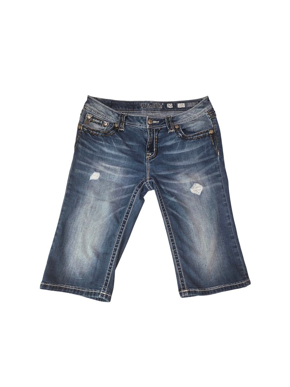 Miss Me Signature Bermuda Denim Shorts Size 30